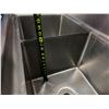 Image 20 : GSW SE15153N Stainless 3-Basin Sink w/ Faucet 51" x 22" x 46"H (37" to sink)