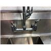 Image 7 : GSW SE15153N Stainless 3-Basin Sink w/ Faucet 51" x 22" x 46"H (37" to sink)