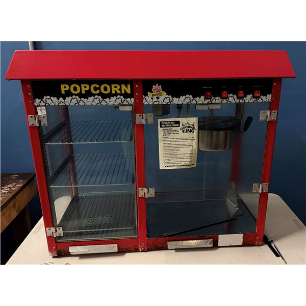 Carnival King Commercial Popcorn Machine 33" x 15" x 30"H
