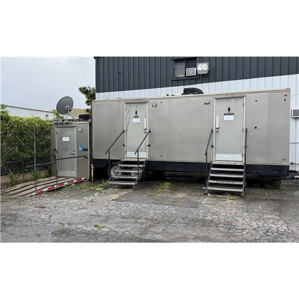 Ameri-Can 828 Oasis Towable Mobile Restroom Trailer w/ Separate Handicap Unit 8" x 28"L