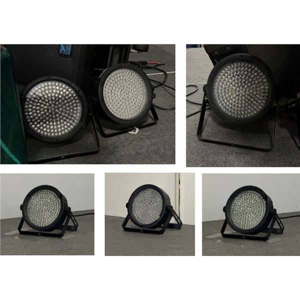 Qty 6 Chauvet DJ Slim PAR 64 RGBA LED Wash Lights
