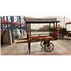 Image 1 : RUSTIC 2-WHEEL VENDOR WAGON