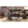 Image 1 : RUSTIC 4-WHEEL VENDOR WAGON