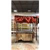 Image 2 : RUSTIC WOODEN VENDOR CART WITH CANOPY