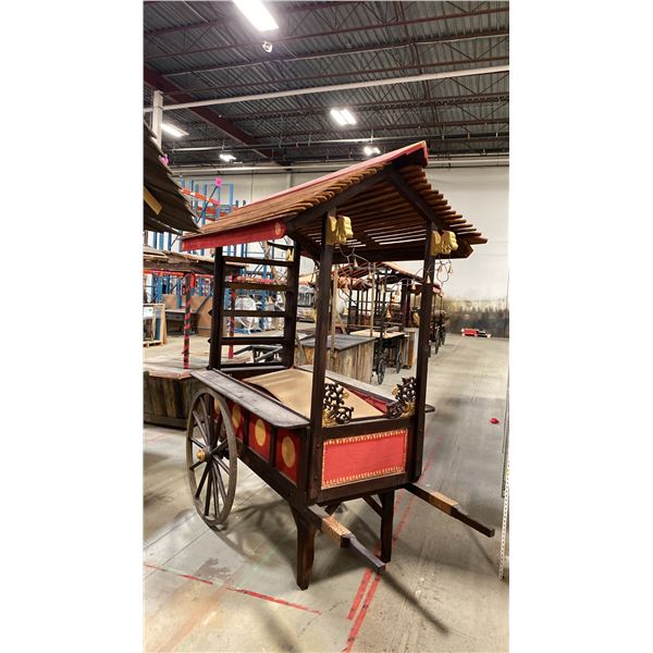ORNATE PORTABLE VENDOR CART