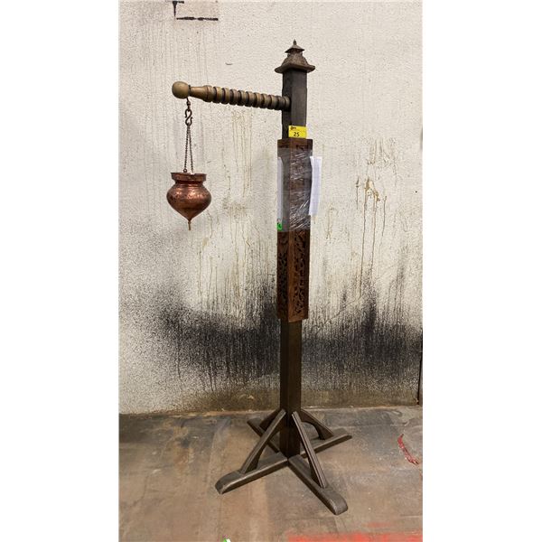 RUSTIC INCENSE STAND