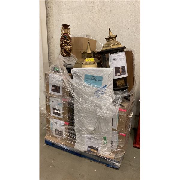 PALLET OF ASSORTED CHINESE MOTIF SHOW PROPS