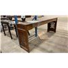Image 1 : ORNATE WOOD HALL TABLE