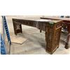 Image 3 : ORNATE WOOD HALL TABLE