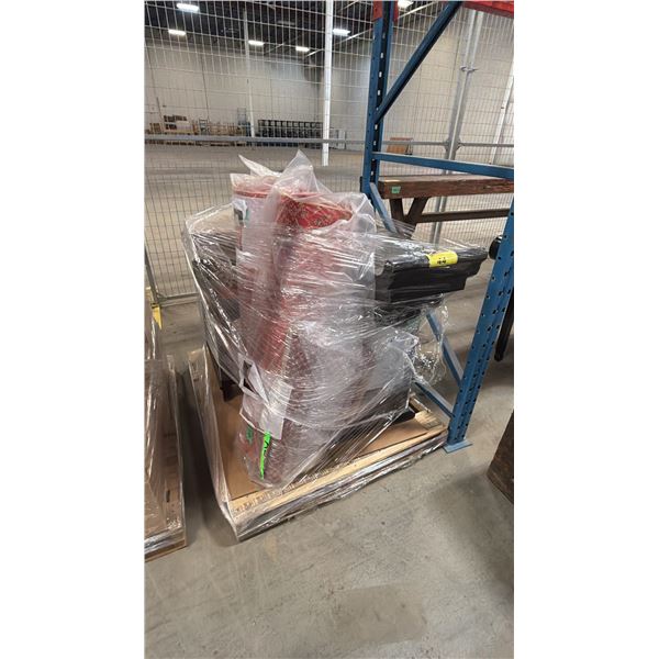 PALLET OF ASSORTED SHOW PROPS & FURNITURE