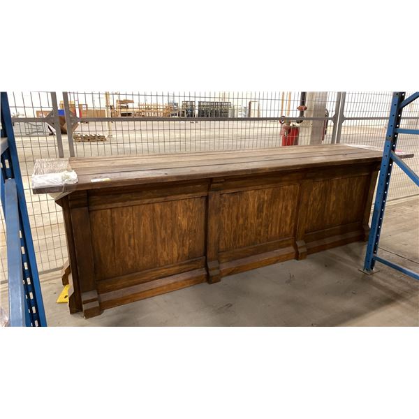 RUSTIC WOOD SIDEBOARD 52"W X 128"L X 38" H
