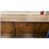 Image 3 : RUSTIC WOOD SIDEBOARD 52"W X 128"L X 38" H
