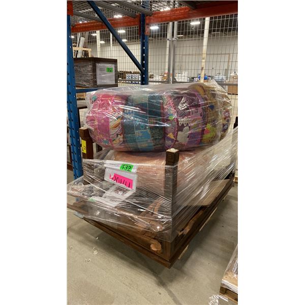 PALLET OF ASSORTED SHOW PROPS & FURNITURE