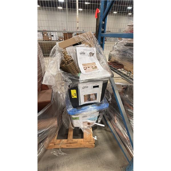 PALLET OF ASSORTED SHOW PROPS