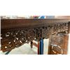 Image 3 : ORNATE WOODEN HALL TABLE