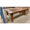 Image 2 : WOOD DINING TABLE