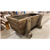 Image 3 : RUSTIC WOODEN TROUGH