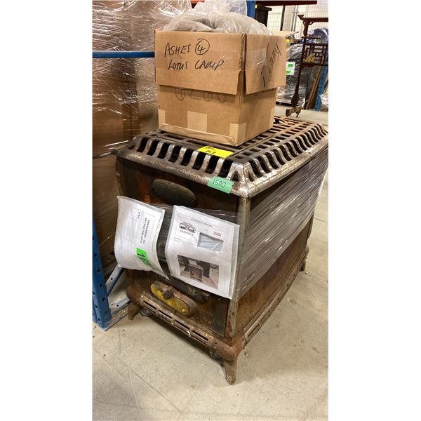 ORNATE CABINET & ASSORTED LAMPS