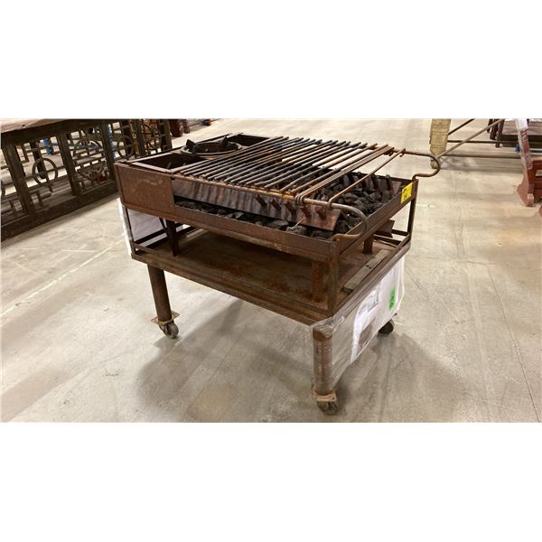 ANTIQUE CHARCOAL GRILL PROP