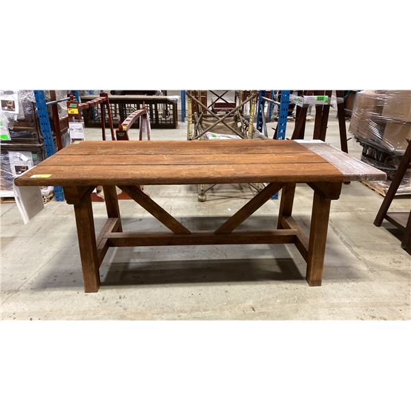 WOOD DINING TABLE