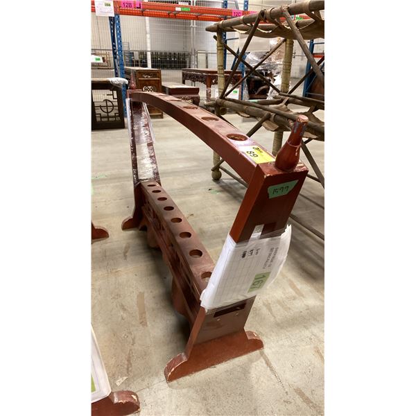 WOOD WEAPONRY STAND