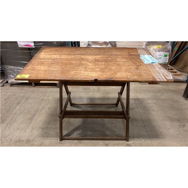 ANTIQUE DRAFTING TABLE