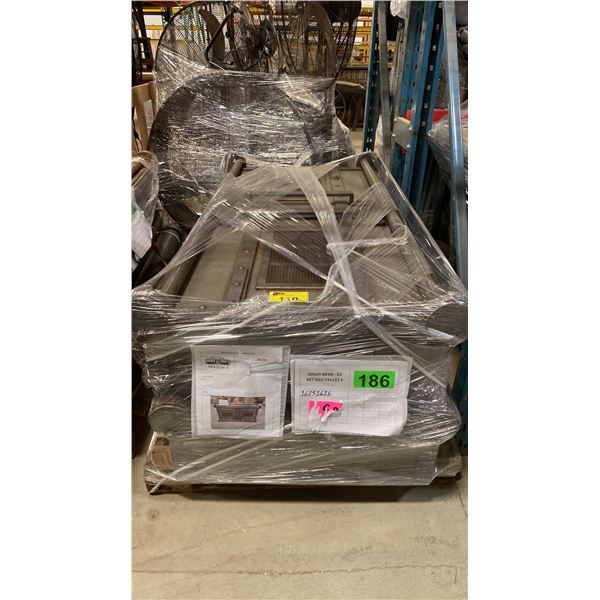 PALLET OF ASSORTED SHOW PROPS & FURNITURE