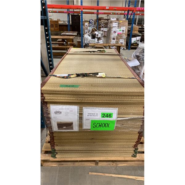 PALLET OF WICKER ROOM DIVIDERS
