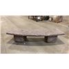 Image 2 : CURVED FOAM BENCH SHOW PROP, 91"L X 21"W X 19"H