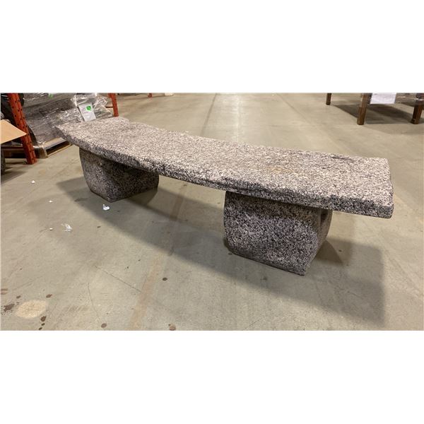 CURVED FOAM BENCH SHOW PROP, 91"L X 21"W X 19"H