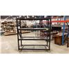 Image 2 : PORTABLE 4-TIER METAL SHELVING UNIT