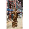 Image 1 : ORNATE GOLD PAINTED FOAM GUAN YU STATUE