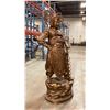 Image 1 : BRONZE PAINTED FOAM CHINESE GUARDIAN STATUE