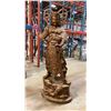 Image 2 : BRONZE PAINTED FOAM CHINESE GUARDIAN STATUE