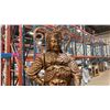 Image 3 : BRONZE PAINTED FOAM CHINESE GUARDIAN STATUE