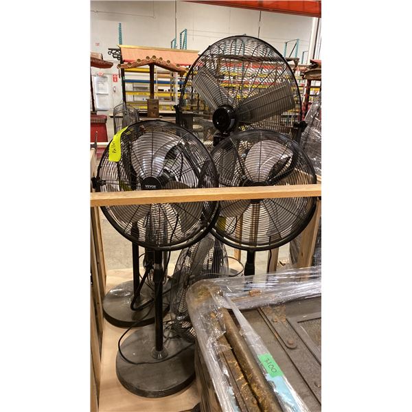 PALLET OF ASSORTED COMMERCIAL FLOOR FANS