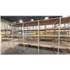 Image 2 : TRIM-LINE 4-BAY 4-TIER METAL & WOOD SHELVING UNIT