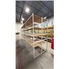 Image 3 : TRIM-LINE 4-BAY 4-TIER METAL & WOOD SHELVING UNIT