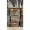 Image 2 : (3) WOODEN CRATES WITH HANDLES SHOW PROPS