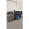 Image 1 : (4) ASSORTED ROLLING BINS WITH LINENS CONTENTS