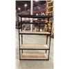 Image 2 : 5-TIER METAL & WOOD SHELVING UNIT