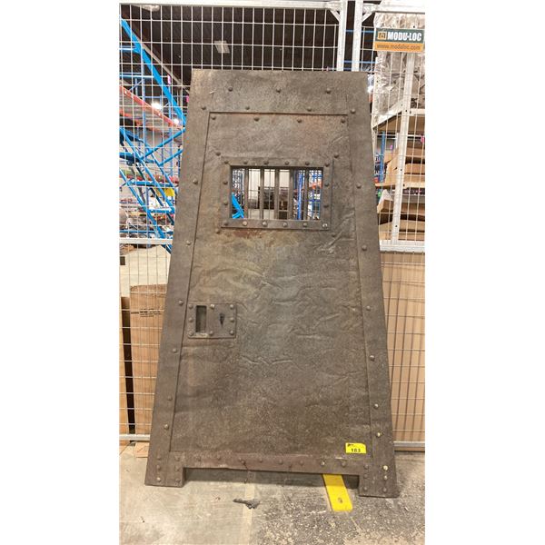 ORNATE JAIL CELL PROP DOOR 85"H X 50" W