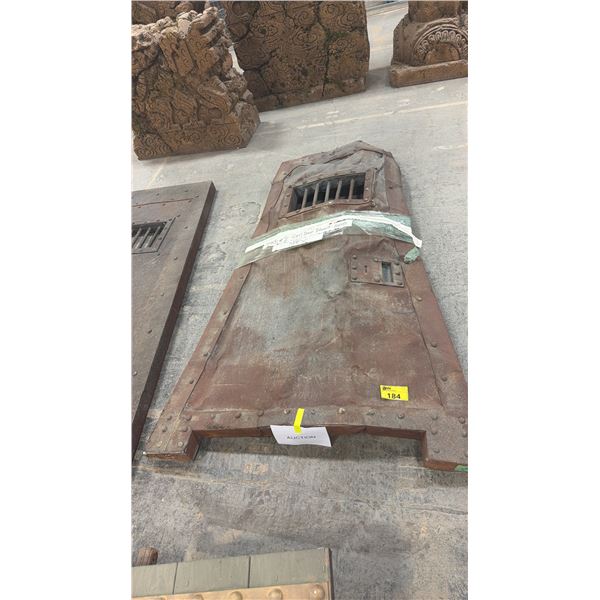 ORNATE JAIL CELL PROP DOOR 85"H X 50" W