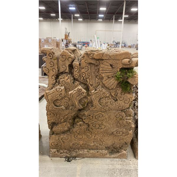 FOAM CHINESE DRAGON MOTIF STATUE