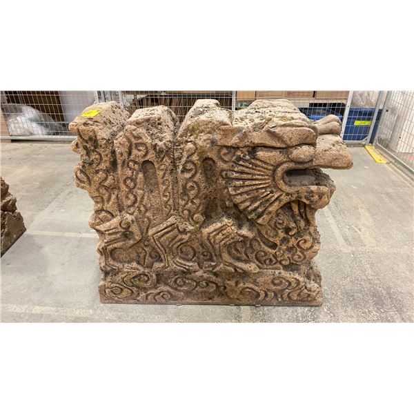 FOAM CHINESE DRAGON MOTIF STATUE