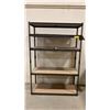 Image 1 : 5-TIER METAL & WOOD SHELVING UNIT