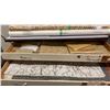 Image 5 : PORTABLE ORGANIZER WITH FABRIC & PAPER CONTENTS, HALL TABLE & MORE