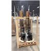 Image 1 : PAIR OF CHINESE ELEPHANT MOTIF PLANT STANDS, PAIR OF CHINESE MOTIF VASES & LARGE PROP WEAPONS