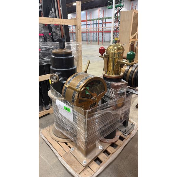 PALLET OF ASSORTED STEAM BOAT PROPS