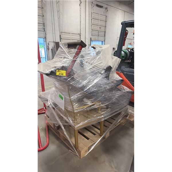 PALLET OF ASSORTED SHOW FURNITURE